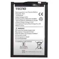 MR3_123975 Акумулятор tecno camon 19 (ci6n), (bl-49lt), оригінал (prc), (тех. пак) 