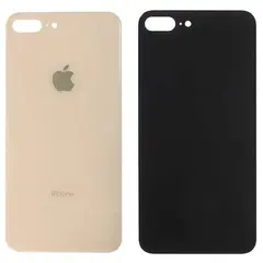 MR3_68189 Задня кришка (скло) iphone 8 plus gold (big hole) 
