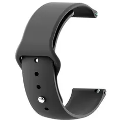 MR3_116134 Ремінець силіконовий samsung galaxy watch 20 mm apple watch design чорний PRC