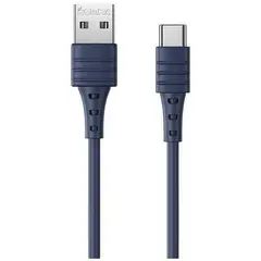 MR3_118019 Кабель usb type-c remax zeron series elastic rc-179a, 2.4a 1 m синій REMAX