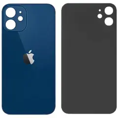 MR3_121748 Задня кришка (скло) iphone 12 синій (small hole), сервісний APPLE