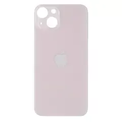 MR3_116543 Задня кришка (скло) iphone 13 mini pink (big hole) 