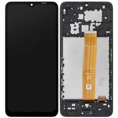 MR3_110176 Дисплей samsung sm-a022 galaxy a02 ( (2021), з сенсором, та рамкою black сервісний оригінал (rev. 0.1) 