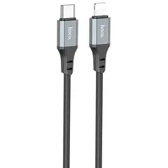 MR3_118252 Кабель pd type-c to lightning hoco x86 spear 3a 20w 1m black HOCO