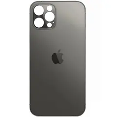 MR3_120027 Задня кришка (скло) iphone 12 pro graphite (big hole), сервісний оригінал 