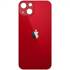 MR3_120042 Задня кришка (скло) iphone 13 mini red (big hole), сервісний оригінал 