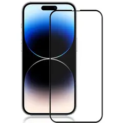MR3_120431 Скло iphone 15 pro max (0.3mm, 4d arc, чорний) люкс 