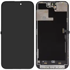 MR3_120893 Дисплей iphone 14 pro max, з сенсором, та рамкою black переклей оригінал 
