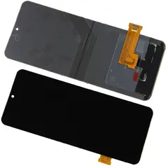 MR3_120906 Дисплей samsung sm-f721 z flip 4 5g (2022), з сенсором, black сервісний оригінал (inner) 