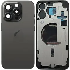 MR3_121763 Корпус iphone 15 pro max black titanium оригінал а+ 