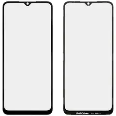 MR3_121912 Скло корпусу для g, oca pro redmi 10c, redmi 10 power, poco c40 з oca-плівкою, black 