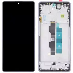 MR3_122466 Дисплей redmi note 13 pro 4g, note 14s, poco m6 pro 4g, з сенсором, та рамкою lavender пурпуровий сервісний оригінал 