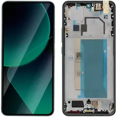 MR3_122468 Дисплей xiaomi 13t, 13t pro, з сенсором, та рамкою black сервісний оригінал 