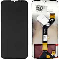 MR3_122745 Дисплей infinix smart 6 (x6511b, x6511, x6511e), з сенсором, original (prc), чорний (fpc6513-6) 