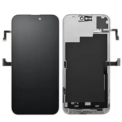 MR3_122801 Дисплей iphone 15 pro, з сенсором, та рамкою black переклей оригінал 