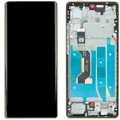 MR3_123935 Дисплей motorola xt2427 moto g85, з сенсором, та рамкою olive green сервісний оригінал 