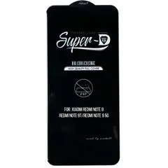 MR3_124272 Скло redmi note 9, redmi note 9t, redmi note 9 5g (mietubl super-d) black без упаковки 