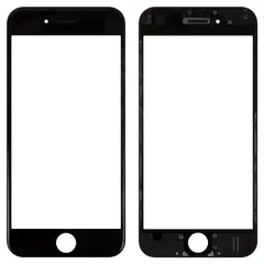 MR3_68890 Скло корпусу для iphone 6 з oca-плівкою та рамкою black 