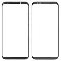MR3_90463 Скло корпусу для samsung g955 galaxy s8 plus midnight black 