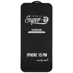 MR3_123801 Захисне скло для iphone 15 pro max mietubl super-d чорний, (без упак.) MIETUBL