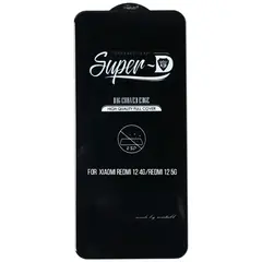 MR3_124263 Захисне скло для redmi 12 4g, redmi 12 5g (mietubl super-d) чорний (без упак.) MIETUBL