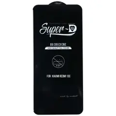 MR3_124268 Захисне скло для redmi 13c (mietubl super-d) чорний MIETUBL