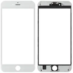 MR3_68885 Скло корпусу для iphone 6 plus з oca-плівкою та рамкою білий PRC