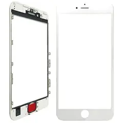 MR3_74831 Скло корпусу для iphone 7 plus з oca-плівкою та рамкою білий PRC