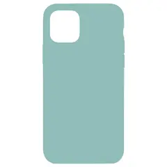ЧОХОЛ SILICONE CASE FULL COPY ДЛЯ IPHONE 12 PRO MAX (73) LIGHT CYAN