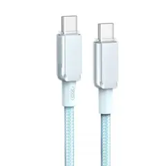 КАБЕЛЬ XO NB-Q250B PD 60W, 1M TYPE-C TO TYPE-C FAST CHARGING СИНІЙ