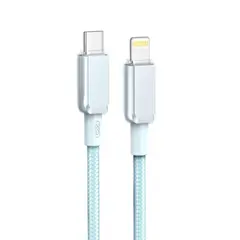 КАБЕЛЬ XO NB-Q250A PD 27W, 1M TYPE-C TO LIGHTNING FAST CHARGING СИНІЙ