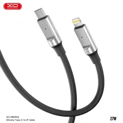 КАБЕЛЬ XO NB-Q252A PD 27W, 1M TYPE-C TO LIGHTNING FAST CHARGING, ЧОРНИЙ
