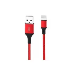 КАБЕЛЬ XO NB143 BRAIDED DATA CABLE LIGHTNING 1M ЧЕРВОНИЙ