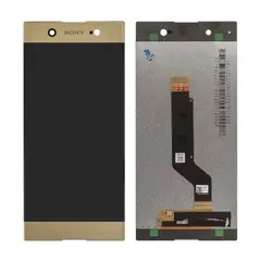 MR3_102046 Дисплей sony g3212 xperia xa1 ultra dual, g3221, g3223, g3226, з сенсором, gold переклей оригінал 