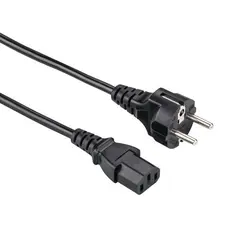 MR3_115576 Кабель живлення acs від мережі для пк, моніторів та ноутбуків (3pin, 1.5м, чорний) PRC