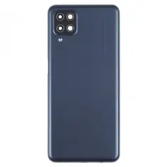 MR3_115807 Задня кришка samsung m127 galaxy m12 (2021) black (зі склом камери) 