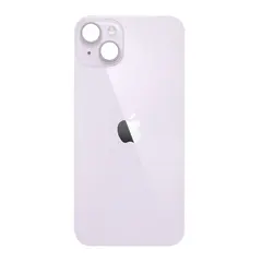 MR3_118184 Задня кришка (скло) iphone 14 plus пурпуровий (big hole) 
