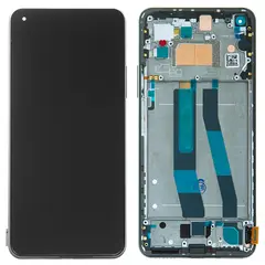 MR3_119402 Дисплей xiaomi mi 11 lite 4g, mi 11 lite 5g, з сенсором, та рамкою boba black oled 