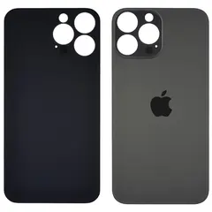 MR3_120012 Задня кришка (скло) iphone 13 pro max graphite (big hole), сервісний оригінал 