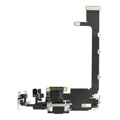 MR3_120836 Шлейф iphone 11 pro max з роз'ємом зарядки, аудіо та мікрофоном space grey оригінал 