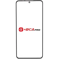MR3_121911 Скло корпусу для g, oca pro redmi note 12 4g, redmi note 12 5g, poco x5 з oca-плівкою, black 