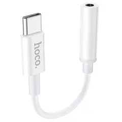 MR3_122957 Перехідник hoco ls30 type-c to jack 3.5 (f) 0.115m білий 