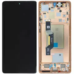 MR3_195060 Дисплей motorola xt2407 moto edge 50, з сенсором, та рамкою peach fuzz (помаранчевий) original prc 