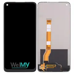 MR3_215121 Дисплей oppo a96 4g, realme 8i, realme 9i, realme narzo 50, з сенсором, black (welmy) 