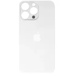 MR3_333200 Задня кришка (скло) iphone 14 pro silver (small hole), сервісний оригінал 