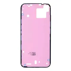 MR3_338029 Стікер-проклейка задньої кришки iphone 15 pro black оригінал рожевий 