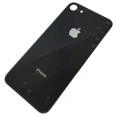 MR3_68188 Задня кришка (скло) iphone 8 space gray (big hole) 