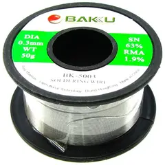 MR3_102752 Припій baku bk-5003 (0.3 mm, 50g, sn 63%, pb 35.1%, rma 1.9%) BAKU