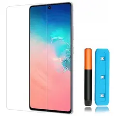 MR3_104414 Захисне скло для samsung g985 galaxy s20 plus (0.25 mm, 3d, прозорий) в комплекті з uv клеєм і лампою PRC