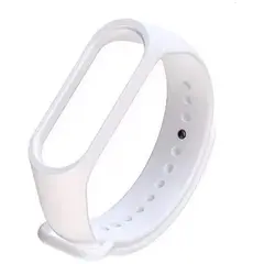 MR3_117329 Ремінець xiaomi mi band 5, mi band 6, mi band 7 білий PRC